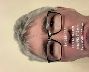 EyeMeasure for measuring IPD