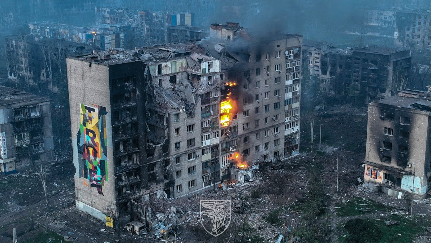 Murals in Ukraine during full scale invasion